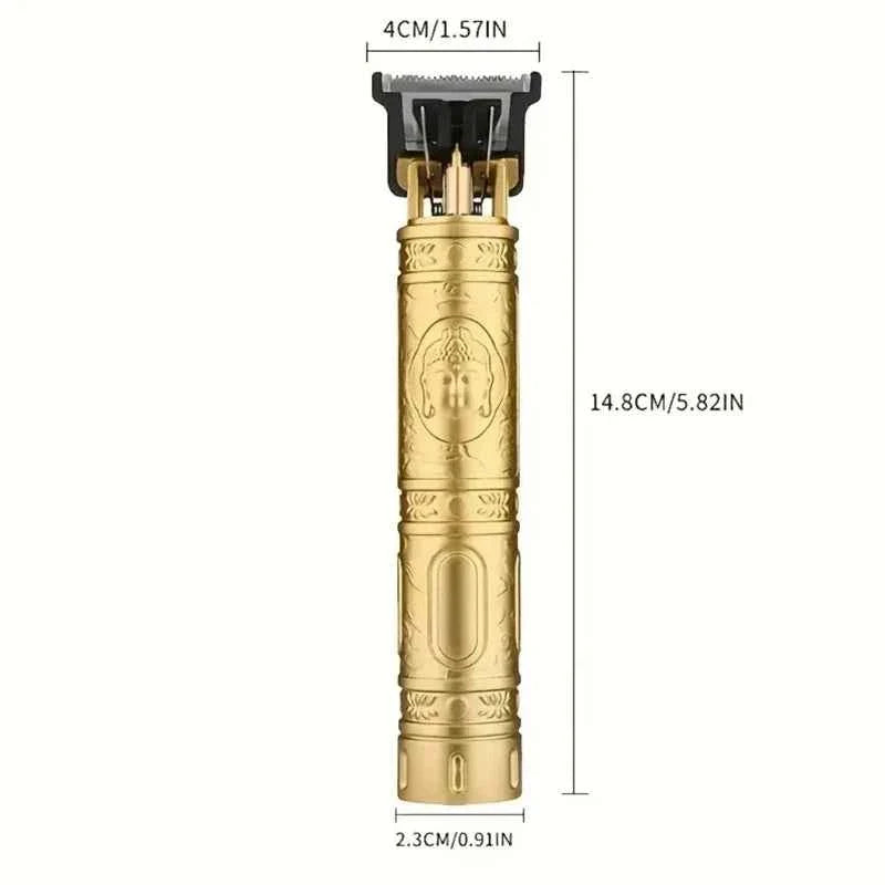 Carving Hair Clipper Professional Hair Cutting Machine Barber Rechargeable Hair Trimmer Metal Haircut Machine Clipper for Men