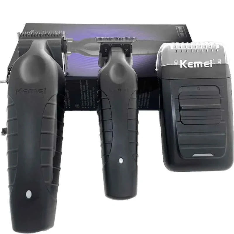 Kemei Professional Hair Clipper & Trimmer Kit