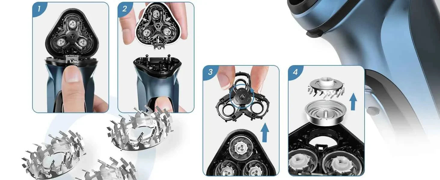 Sejoy Electric Razor for Men Rechargeable Electric Razor Shaving Machines  Mens Electric Shavers,