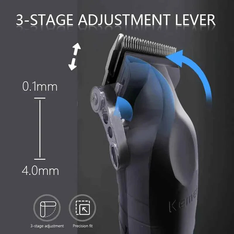 Kemei Professional Hair Clipper & Trimmer Kit