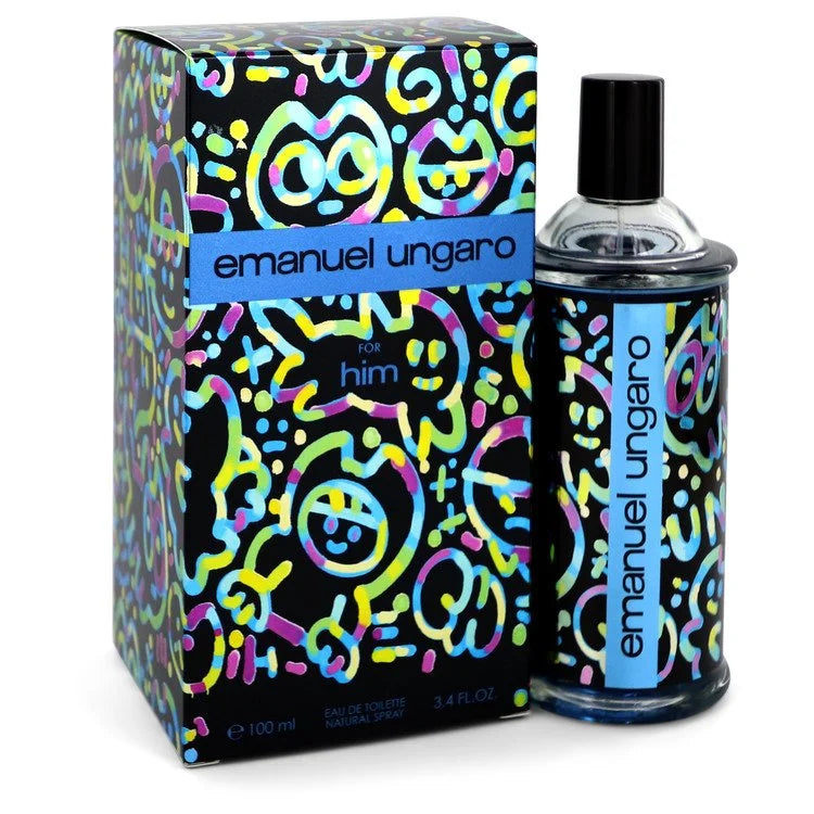 Emanuel Ungaro For Him Cologne By Ungaro for Men 3.4 Oz Eau De Toilette Spray