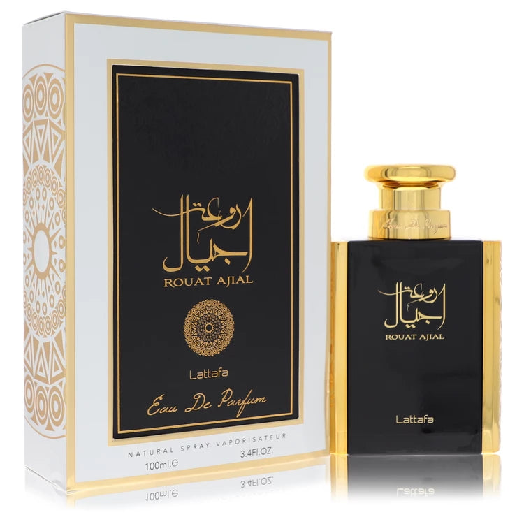 Lattafa Rouat Ajial Perfume By Lattafa for Men and Women 3.4 Oz Eau De Parfum Spray (Unisex)